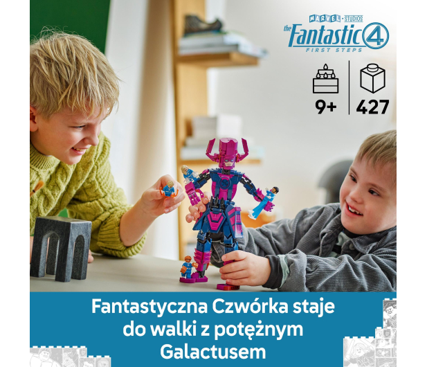 LEGO Marvel 76316 Figurka Fantastycznej Czwórki kontra Galactus - 1308223 - zdjęcie 4